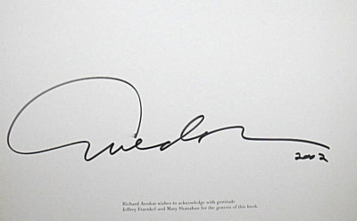SIGNED Richard Avedon Made In France Quadratone Photographs