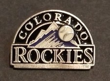 VINTAGE BEAUTIFUL COLLECTABLE MLB BASEBALL COLORADO ROCKIES PIN PINBACK LAPEL 