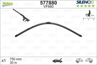 Audi A2 Wiper Blade 00-05 (577880) OEM Valeo