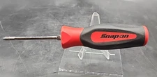SNAP-ON SGDP311RB No. 1 Phillips Screwdriver Red Soft Grip USA Made 7"