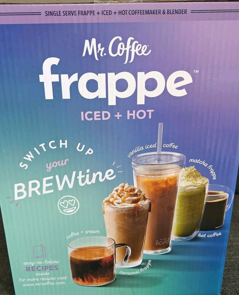 Mr. Coffee 2149282 Frappe SingleServe Iced & Hot Coffee Maker/Blender