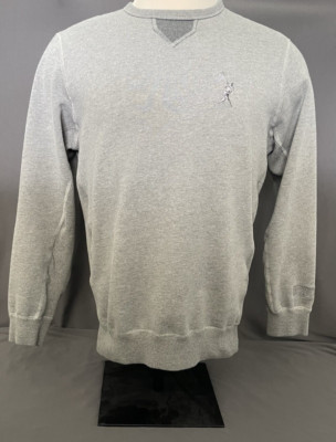 Baseballism Flagman Logo Gray Sweatshirt Mens Size Large Long Sleeve Sweater