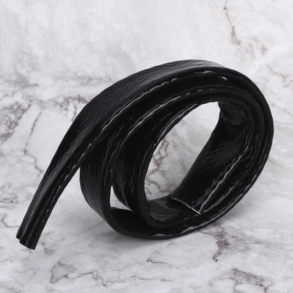 Fuel Hose Protector AN12 Black Fire Sleeve Braid Flame Heat 3/4 X 3.3ft ID