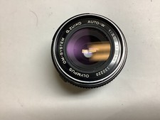 Olympus G.Zuiko Auto-W 28mm f/3.5 Manual Focus OM-Mount Lens -
