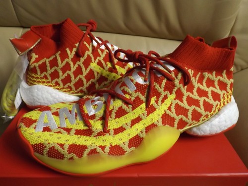 Adidas PW X BYW CNY Pharrell Men's Size 8 Chinese New Year Red/Yellow EE8688 - Picture 12 of 12
