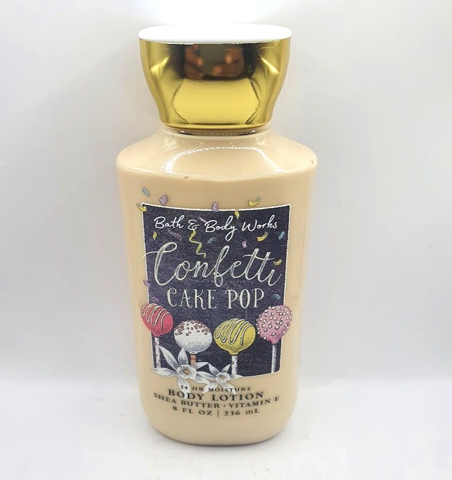 BATH AND BODY WORKS CONFETTI CAKE POP BODY LOTION 8 FL OZ eBay
