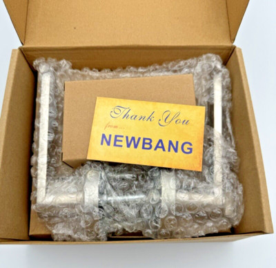NEWBANG ENTRANCE LOCK SYSTEM DOOR Handle Nickel, HD8606SN-BK-6P