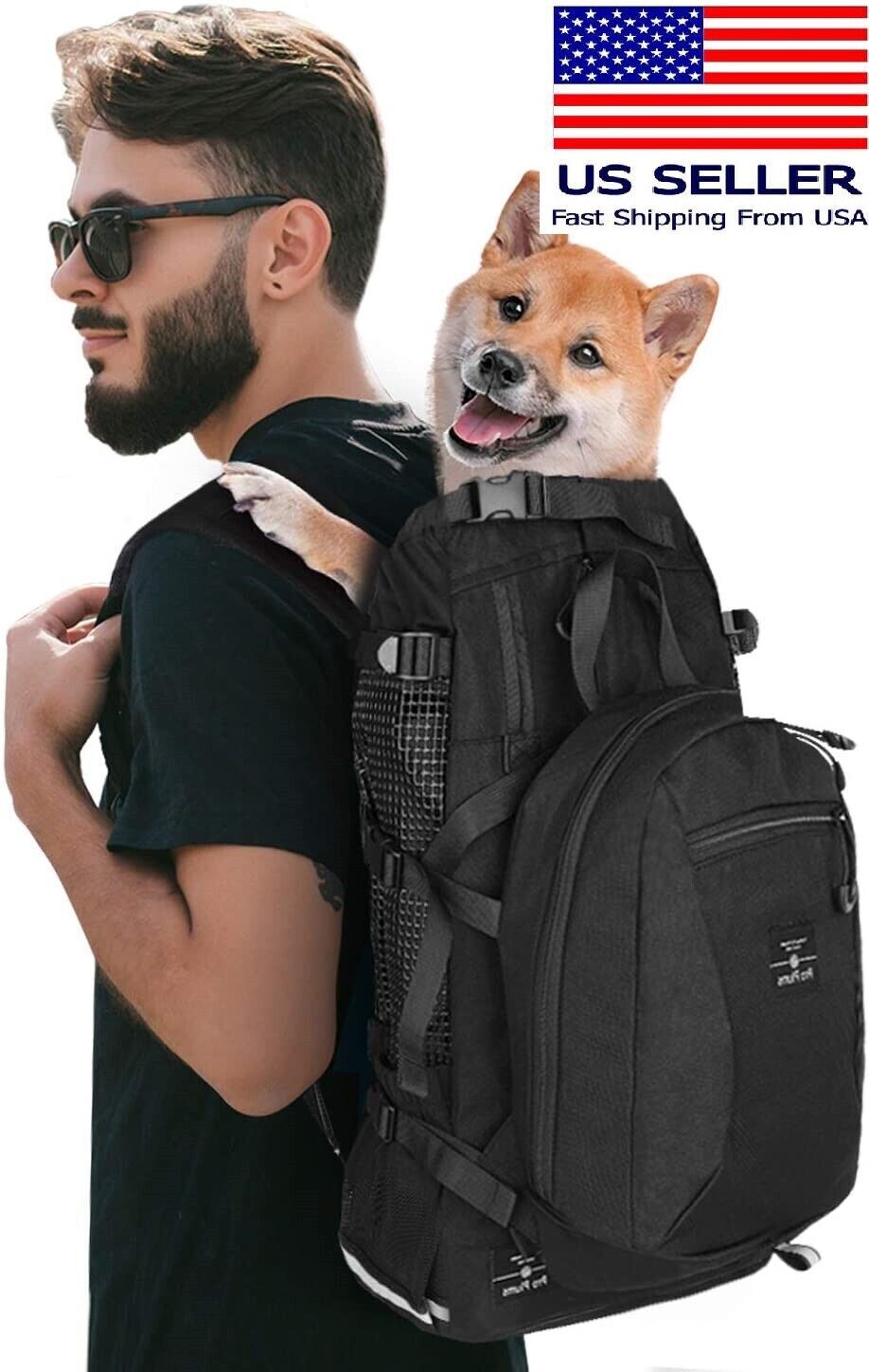 ProPlums Dog Carrier Backpack w Detachable Storage Bag hiking, travel, MEDIUM eBay