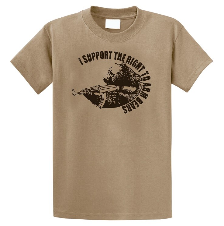 I Support the Right to Arm Bears T-Shirt S M L XL 2XL | eBay