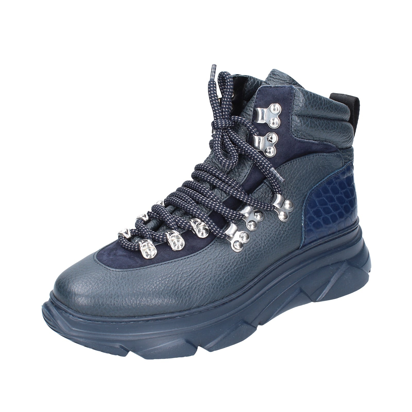 скарп донна СТОКТОН стивалетти голубая пелле камоскио EY871 20290₽