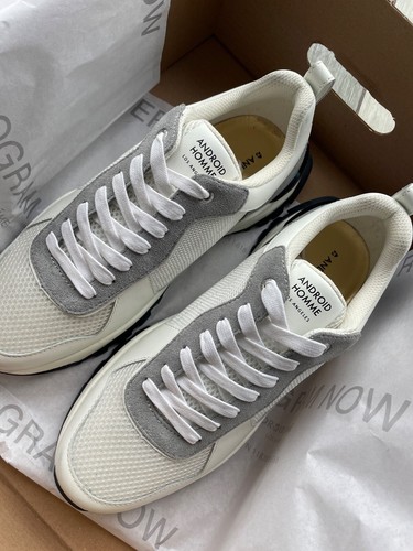 ANDROID HOMME WHITE IRIDESCENT LEO CARRILLO TRAINERS SHOES - UK 8 (42) - NEW BOX - Picture 9 of 18