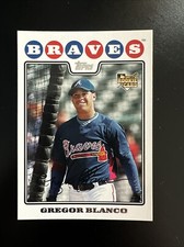 2008 Topps baseball Rookie #468 GREGOR BLANCO Atlanta Braves RC