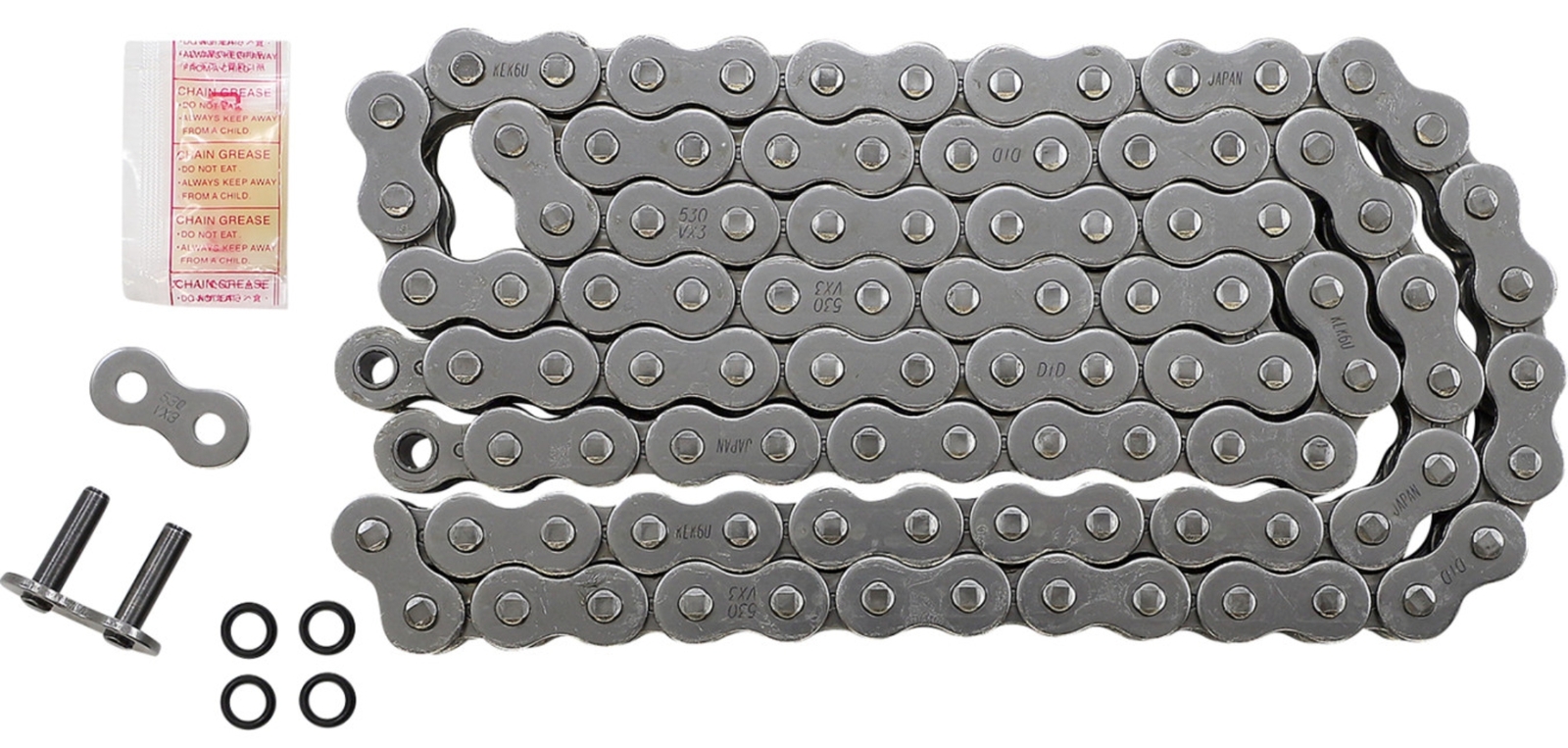 DID 530VX3 XRing Natural Chain 112 Links (M530VX3X112ZB) eBay