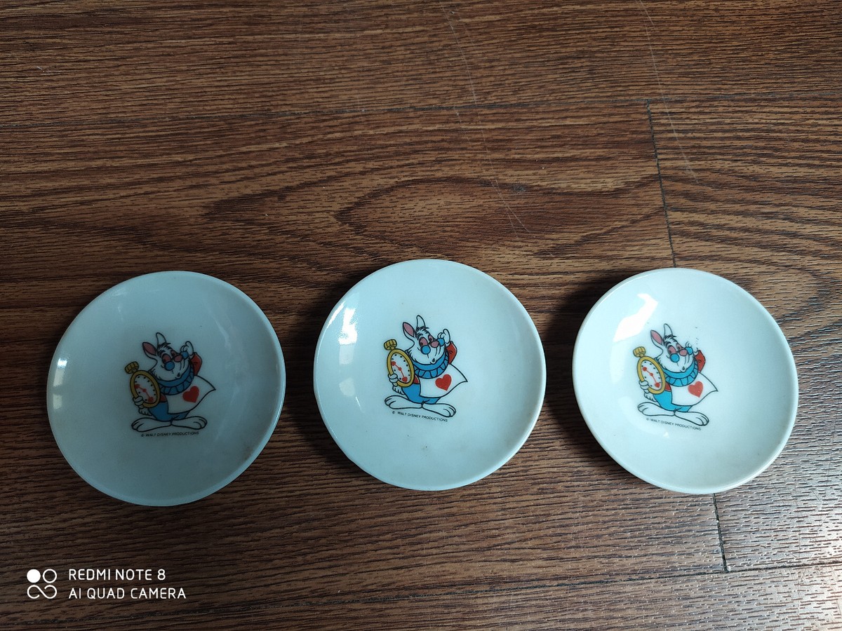 Rare old WALT DISNEY'S ALICE IN WONDERLAND toy china tea set made