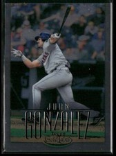 2002 Topps Gold Label #180 Juan Gonzalez Class 3 Titanium #/100
