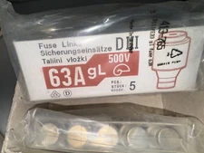 Lots Of Five Of The 63 Amp Ceramic Fuses