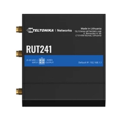 Teltonika RUT241 LTE Router4G, Wi-Fi, Dual Ethernet, All Carriers US/CAN