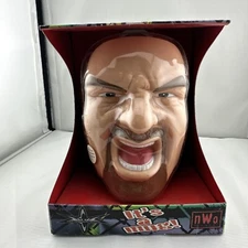WCW Wrestling Goldberg Head Slammers NWO 1999 Plastic Coffee Mug NIB
