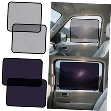  4-Pack Car Window Shades for Baby & Driver- Static Cling Side Window Sun 