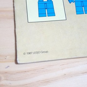 LEGO Classic Space 6972 Polaris I Space Lab Instruction Manual ONLY Vintage 1987