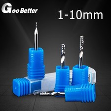 Carbide Spiral Upcut End Mill Cutter Drill Bits Milling Cutter 1-10mm CNC Bits