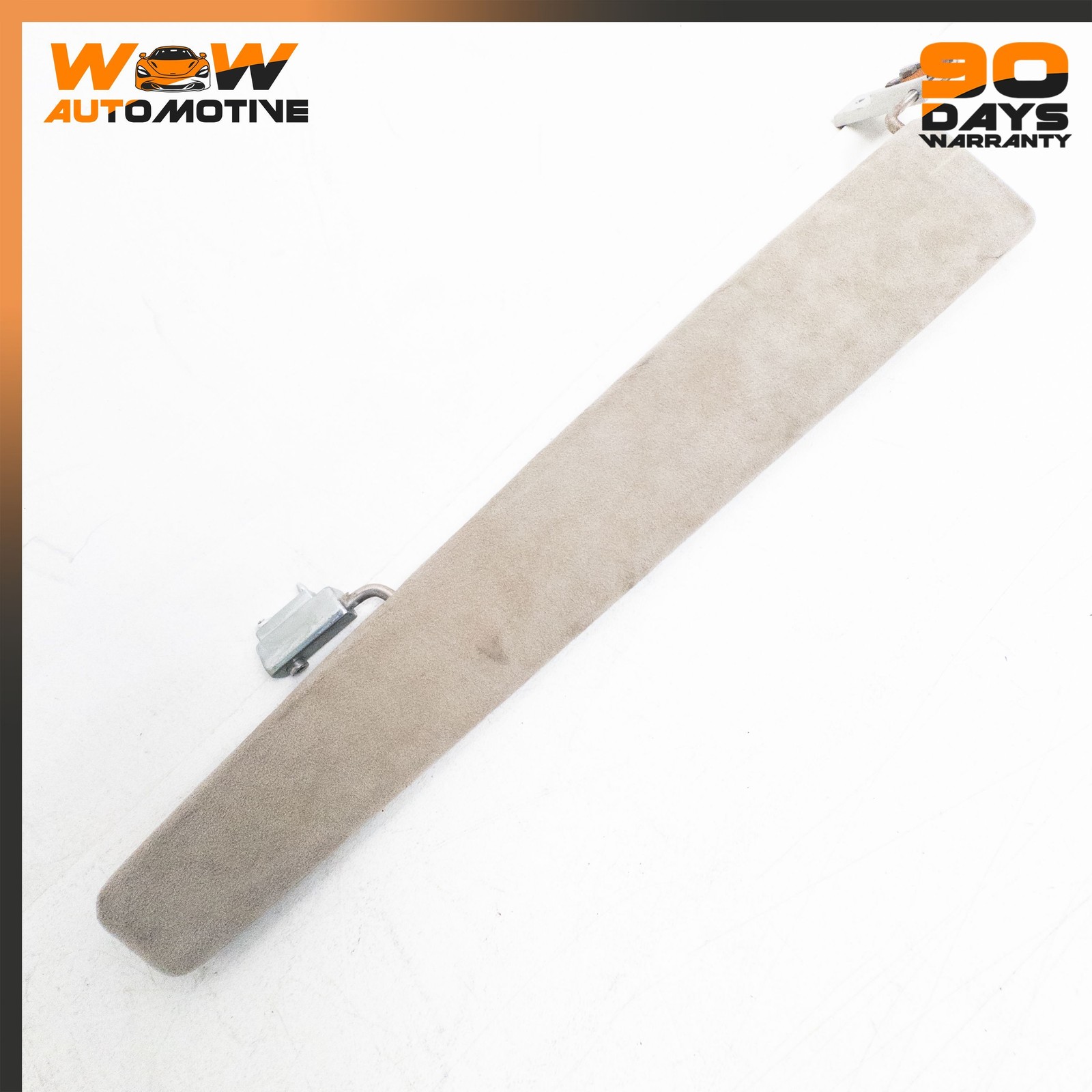 05-18 ASTON MARTIN V8 VANTAGE DB9 FRONT RIGHT SUNVISOR MIRROR ASSEMBLY BEIGE OEM