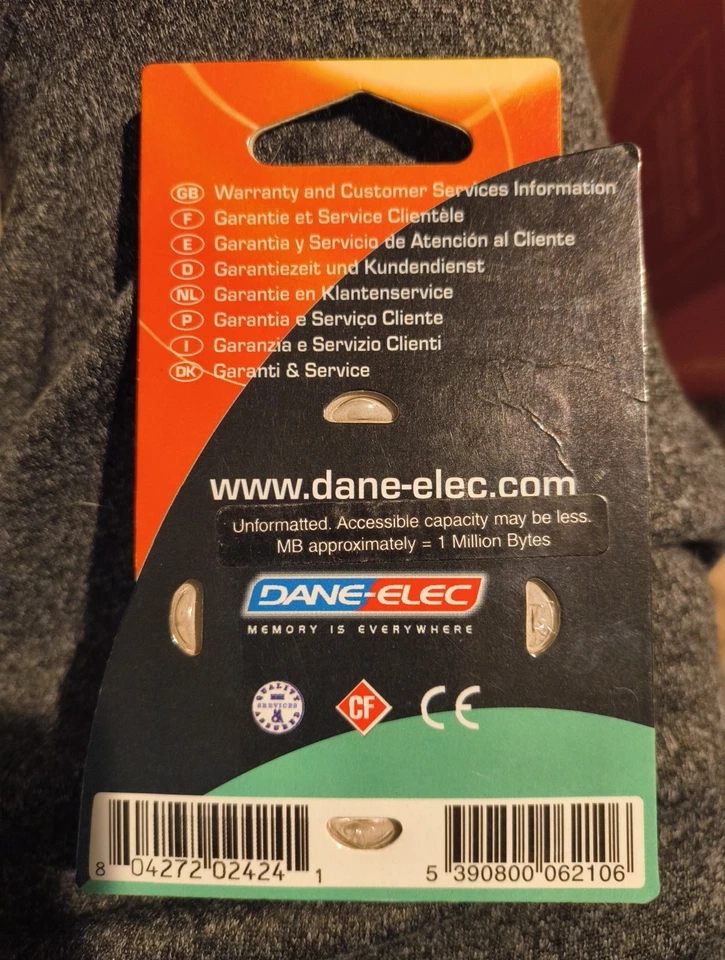 Vintage Dane-Elec 64 MB CompactFlash Memory Card - Image 2 of 2