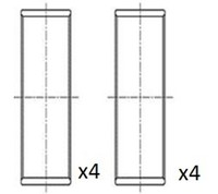 Pleuellager Fai Autoparts BB2040-STD FüR Opel Movano Bus X70 Vivaro X83 Dti UD0