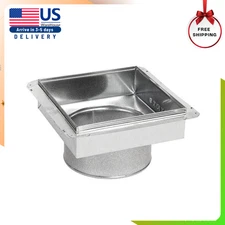 10 in. x 10 in. to 8 in. Ceiling Register Box