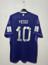 ADIDAS ARGENTINA WORLD CUP 2022 AWAY MESSI #10 SOCCER FOOTBALL JERSEY SIZE XXL