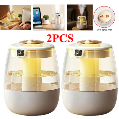 2X 1.5L Humidifiers for Bedroom Large Room Office Cool Mist Air Humidifier Tool
