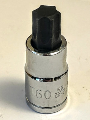 Pittsburgh Torx Star Bit Socket T60 x 1/2'' -Free USA Ship