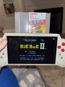 Dig Dug 2: Trouble in Paradise game for Nintendo (NES ) Tested Free Shipping