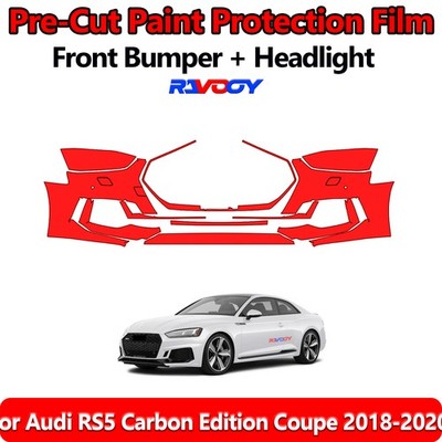  PreCut Front Bumper PPF Kit Film For Audi RS5 Carbon Edition Coupe 2018-2020