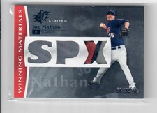 2008 SPx Winning Materials SPx Patch  56/99   Joe Nathan  Twins