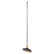 Floor Scrub Brush 2 In 1 Tile Bathroom Wall Cleaning Long Handle Bristle Scraper