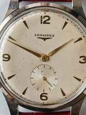 VINTAGE LONGINES MECHANICAL CAL 12.68Z JUMBO SIZE 37MM WORKING GOOD