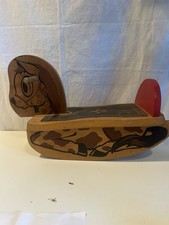 Vtg Small Wooden Spotty Rocking Horse Toddler 1950s Gerber