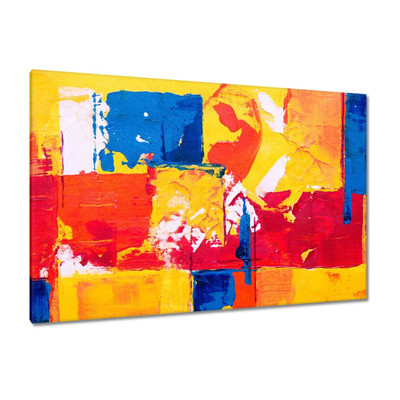 Leinwand Bild Wandbild Canvas Print Abstraktion Karen Nr. H4237_PC