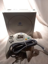 Sega Dreamcast White Console With One Controller No Leads See Pictures