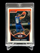 2007/08 Bowman Chrome LEBRON JAMES #23 DUNKING CLEVELAND CAVALIERS🔥RARE🔥