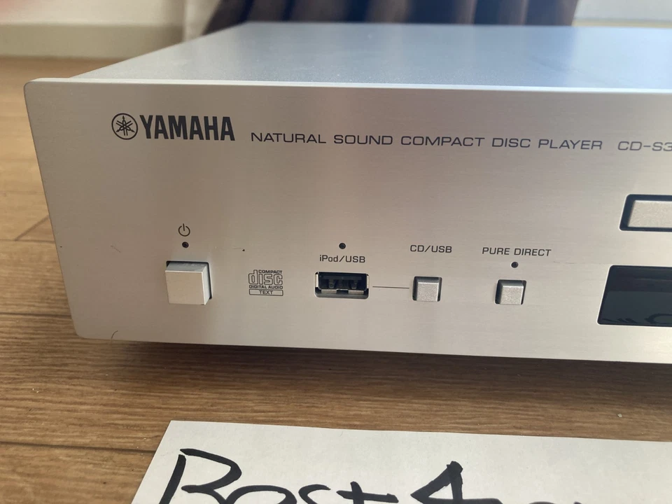 Reproductor de CD YAMAHA CD-S300 CD-R RW MP3 WMA compatible audio probado funcionando Japón Foto 2 de 4