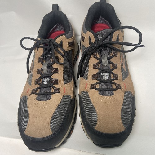 Scarpa slip-on Skechers uomo 10,5 Greetah costruzione punta composita 77183 BRBK - Foto 5 di 8