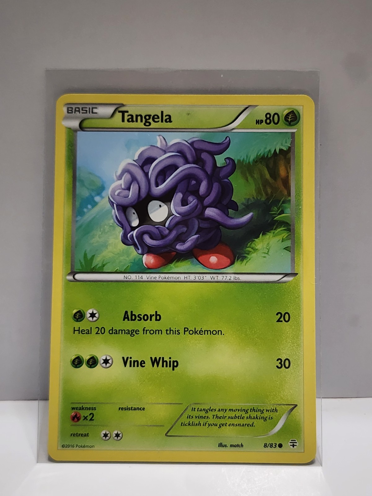Tangela 8/83 XY - Generations Pokemon TCG Card [ENG]*