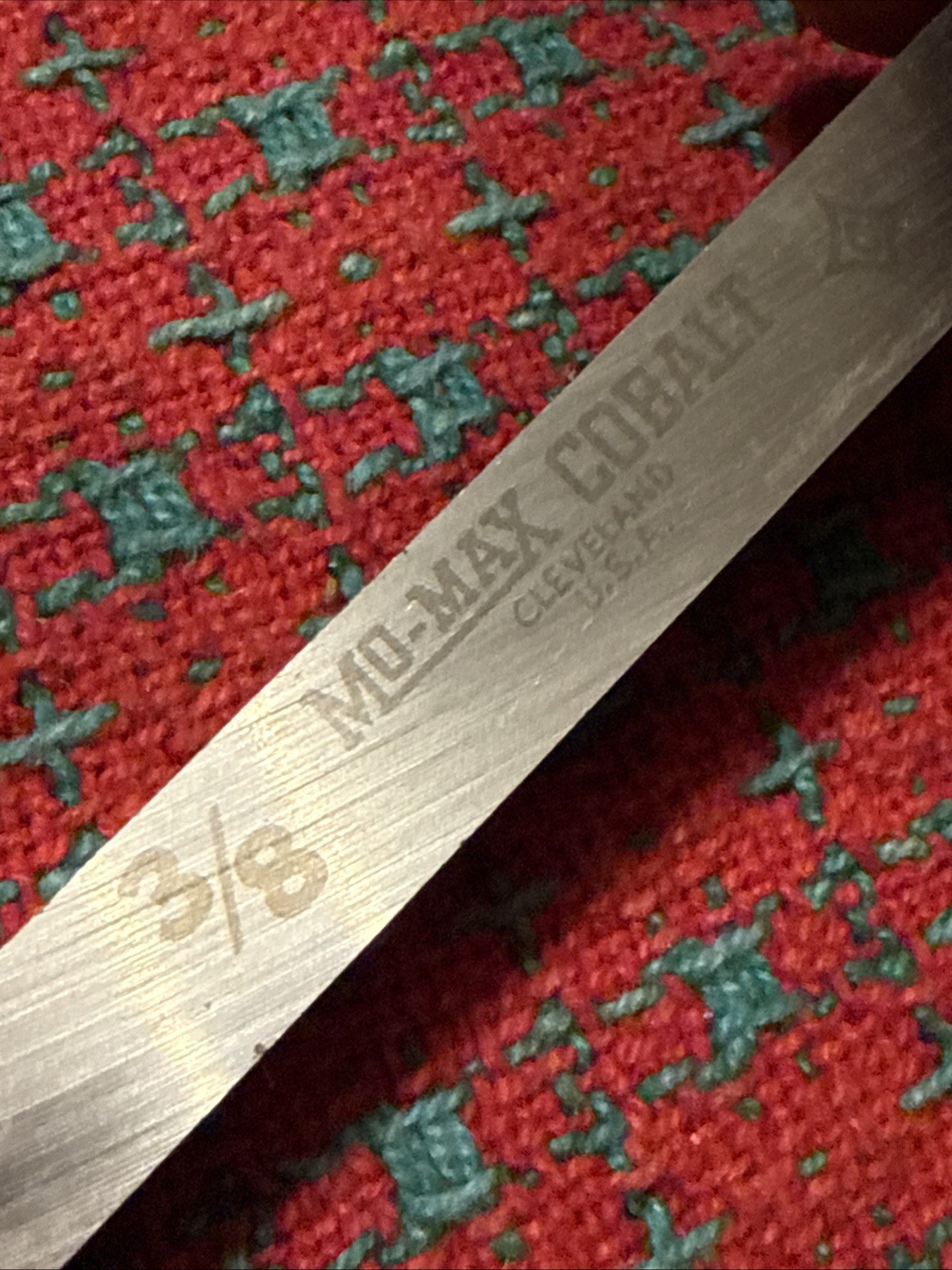 Mo-Max Cobalt 3/8” Tool Bit Blank Cleveland USA 🇺🇸 NOS