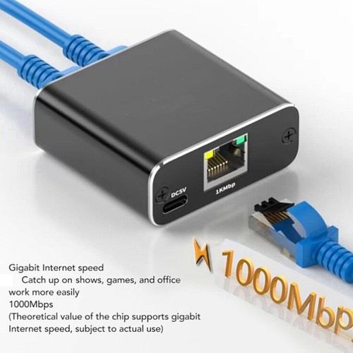 3X(1 in 2 Out Gigabit Ethernet Splitter 1000Mbps High Speed RJ45 Extension6205 - Afbeelding 5 van 8
