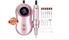 Maquina De u as Acrilicas Kit Taladro Lima Para Manicura Pedicura Gel Recargable