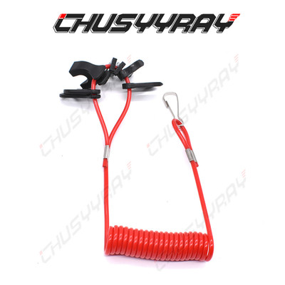 Boat Motor Kill Stop Switch Safety Lanyard Tether for Yamaha Outboard Honda Safe