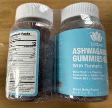  2 pack Ashwagandha Gummies 2000mg Organic Root Extract Supplement Women  Men