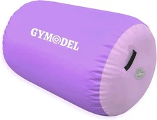 Air Roller Gymnastics Barrel Inflatable 32inch*24inch-no pump, Purplegreen 